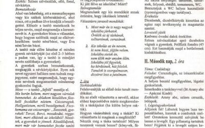 Első nap az iskolában