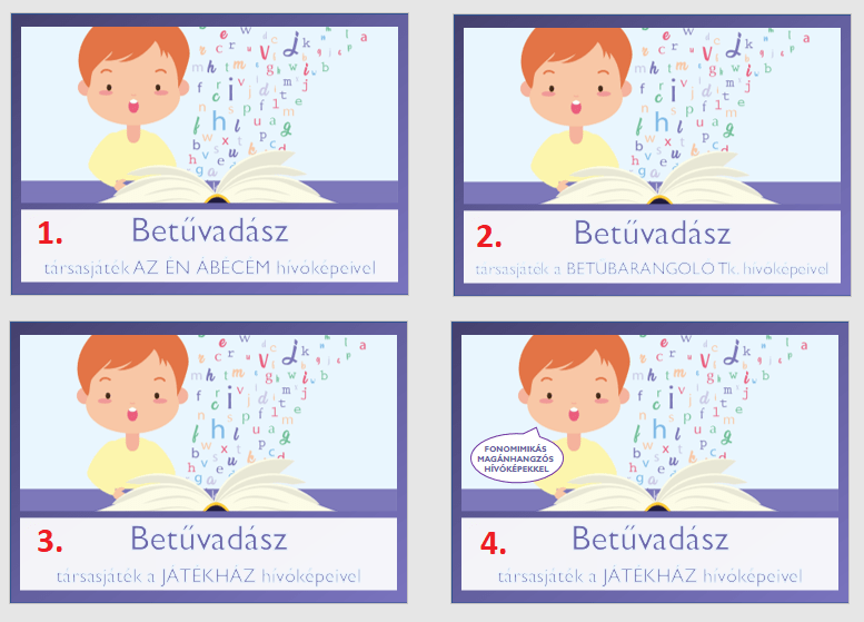 Betűvadász társasjáték nyomtatható betűtanuló fejlesztő játék gyerekeknek