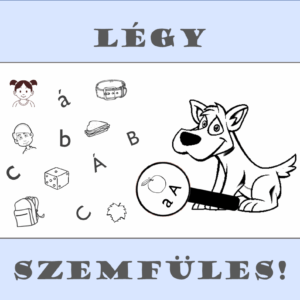 Légy szemfüles játékos figyelemfejlesztő feladatlap gyerekeknek