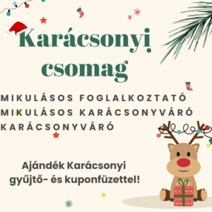 Karácsonyi csomag nyomtatható fejlesztő játékokkal és feladatlapokkal gyerekeknek