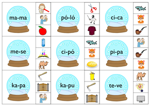 Csipeszes-hógömbös olvasásgyakorló - Image 4