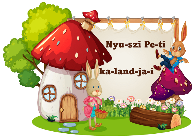 Nyuszi Peti kalandjai nyomtatható fejlesztő játék gyerekeknek