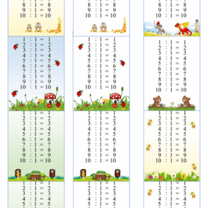 Fali és tanulói bennfoglalótáblák nyomtatható matematika fejlesztő taneszköz gyerekeknek