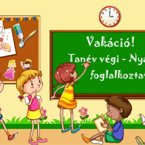 Vakáció tanév végi nyári foglalkoztató nyomtatható fejlesztő feladatlap gyerekeknek