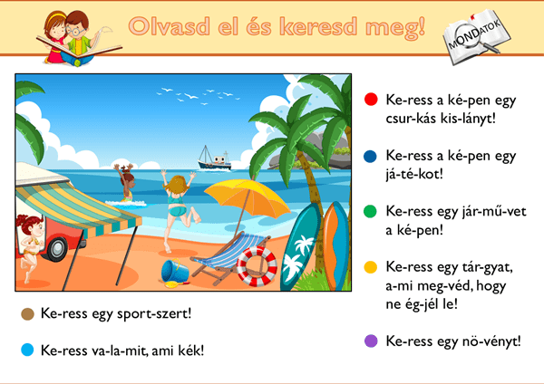 Olvasd el és keresd meg! - MONDATOK - Image 2