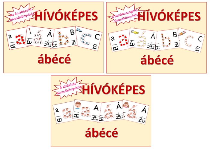 Hívóképes ábécé nyomtatható fejlesztő eszköz betűtanuláshoz gyerekeknek