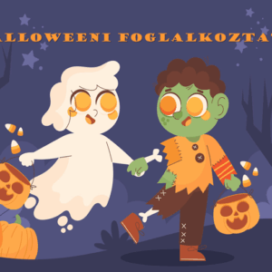 Halloweeni foglalkoztató és fejlesztő feladatlap gyerekeknek