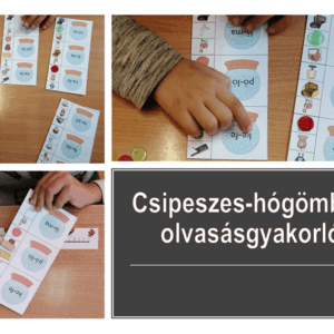 Csipeszes hógömbös olvasásgyakorló nyomtatható fejlesztő játék gyerekeknek