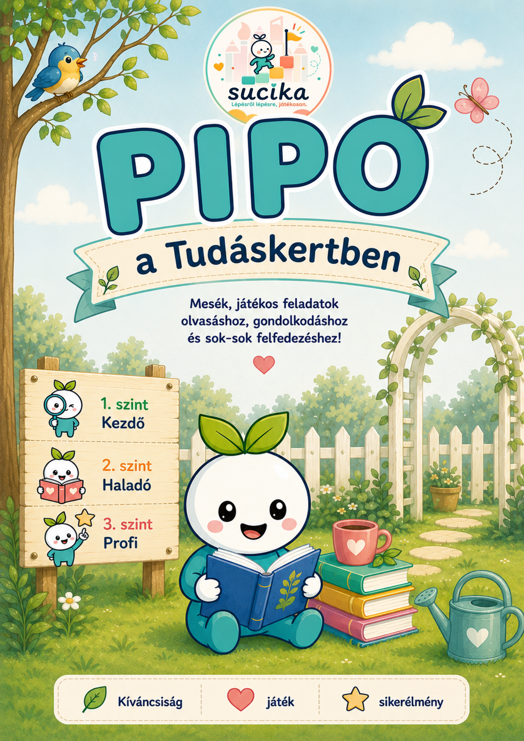 Pipó a Tudáskertben borító